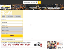 Tablet Screenshot of pittsburghautosuperstore.com